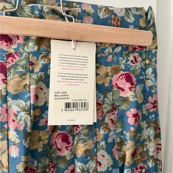 Sezane NWT Jade Skirt | Size 34 (US 2) - Picture 3 of 7